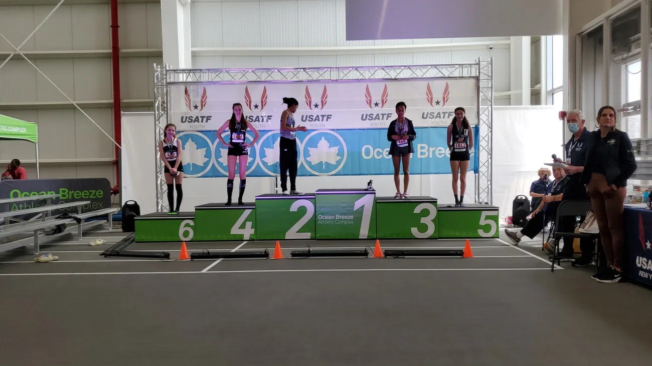 Youth Track and Field Podium